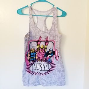 Marvel Comics Gray Tank Top